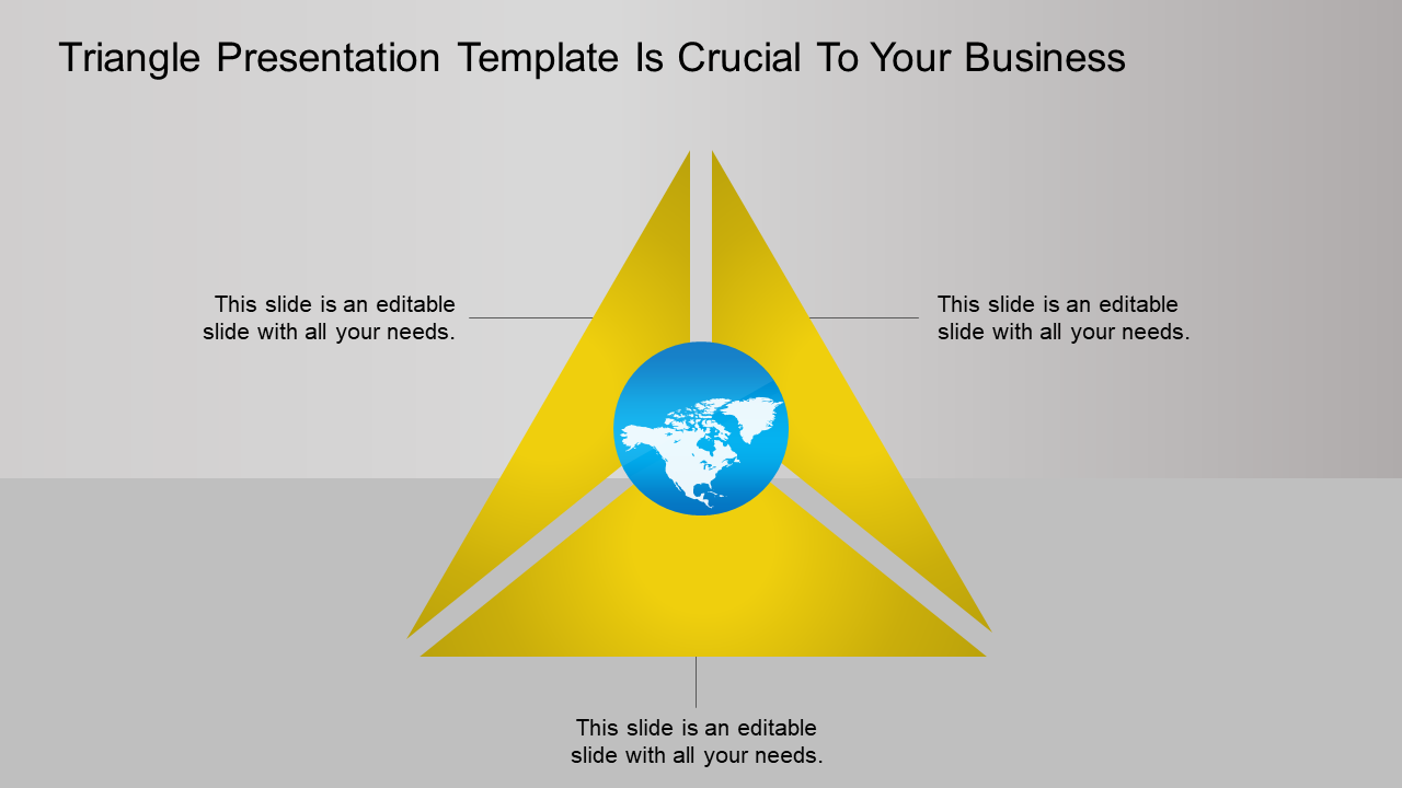 Leave an Everlasting Triangle Presentation Template