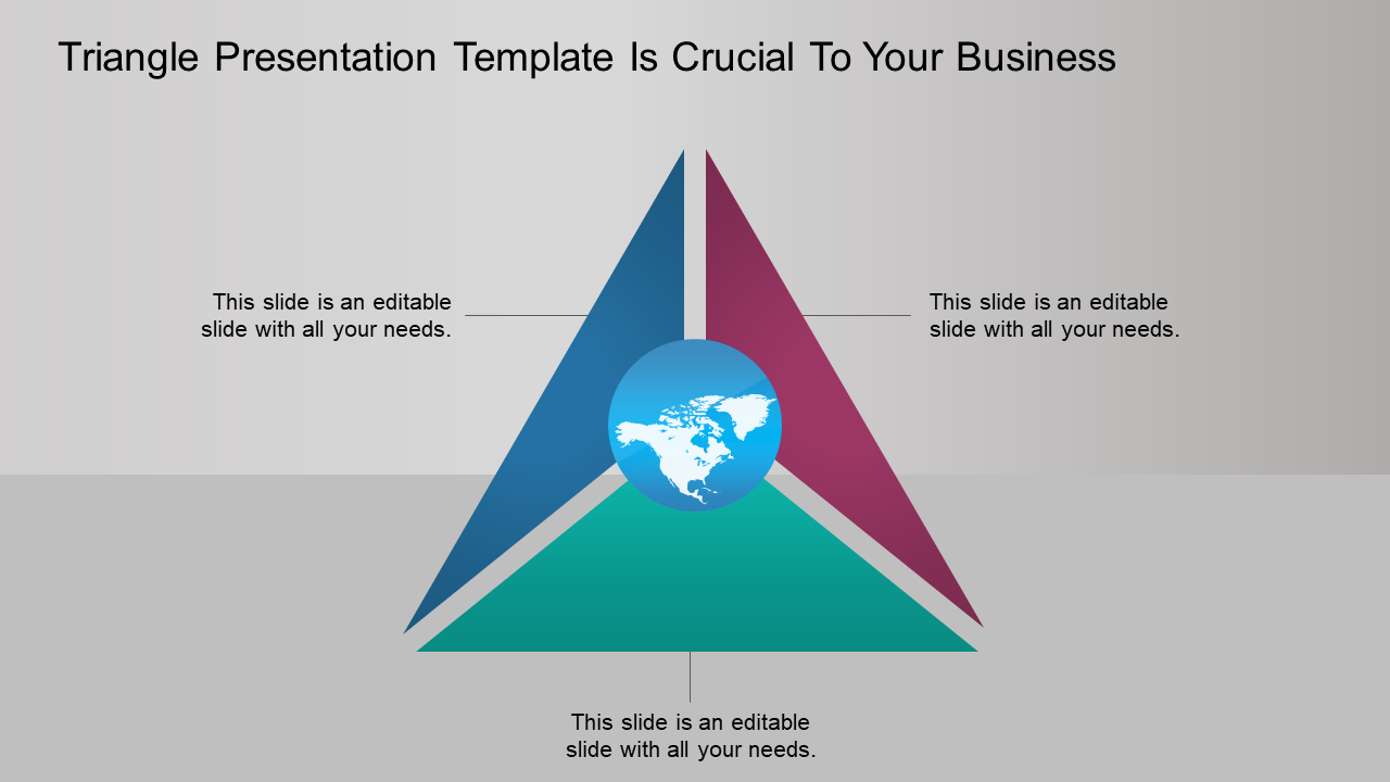 Triangle Presentation Template PPT and Google Slides