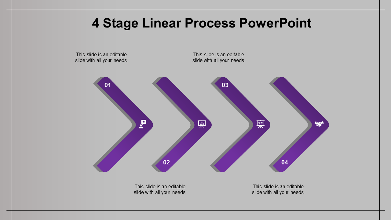 Advanced Process PowerPoint Template for Workflow Progress