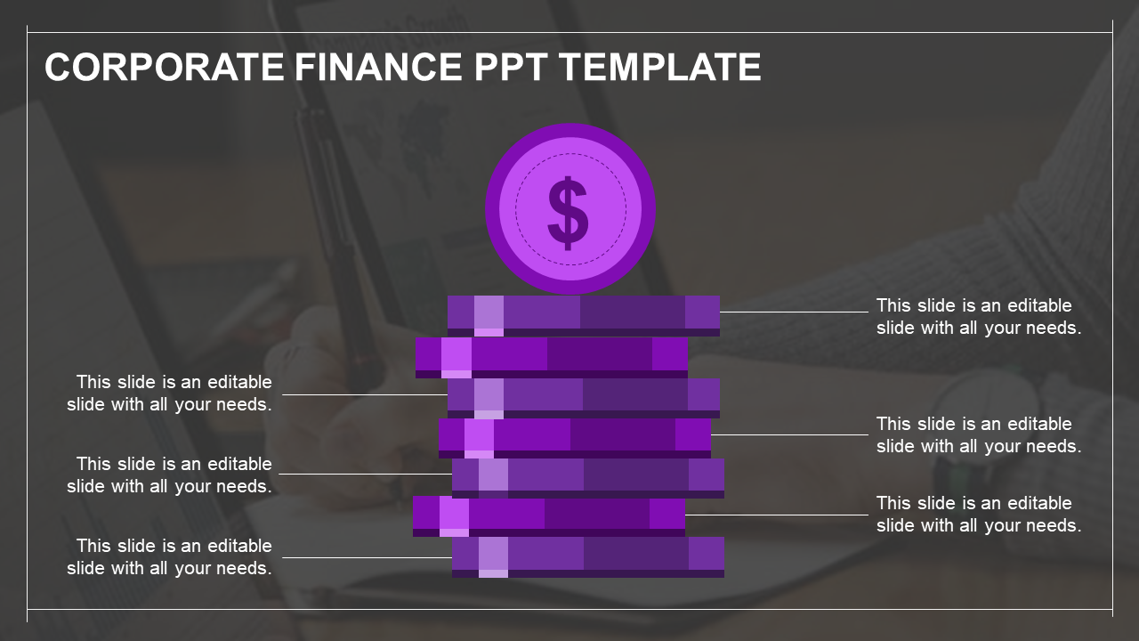 Professional Finance PPT Template for Business Insights