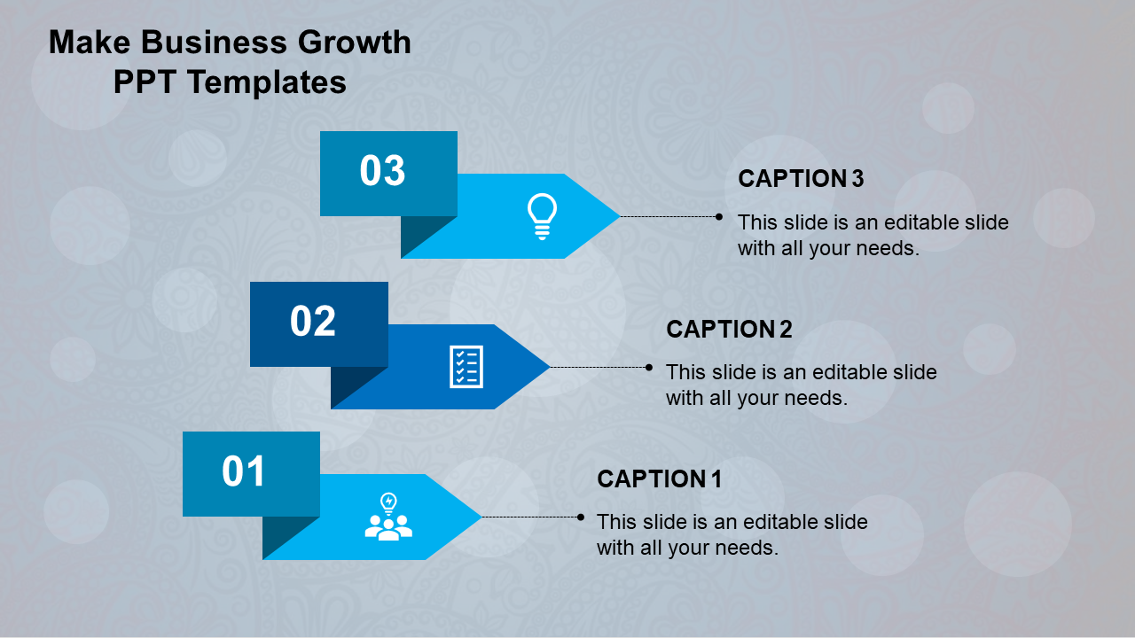 Business Growth PPT Template and Google Slides