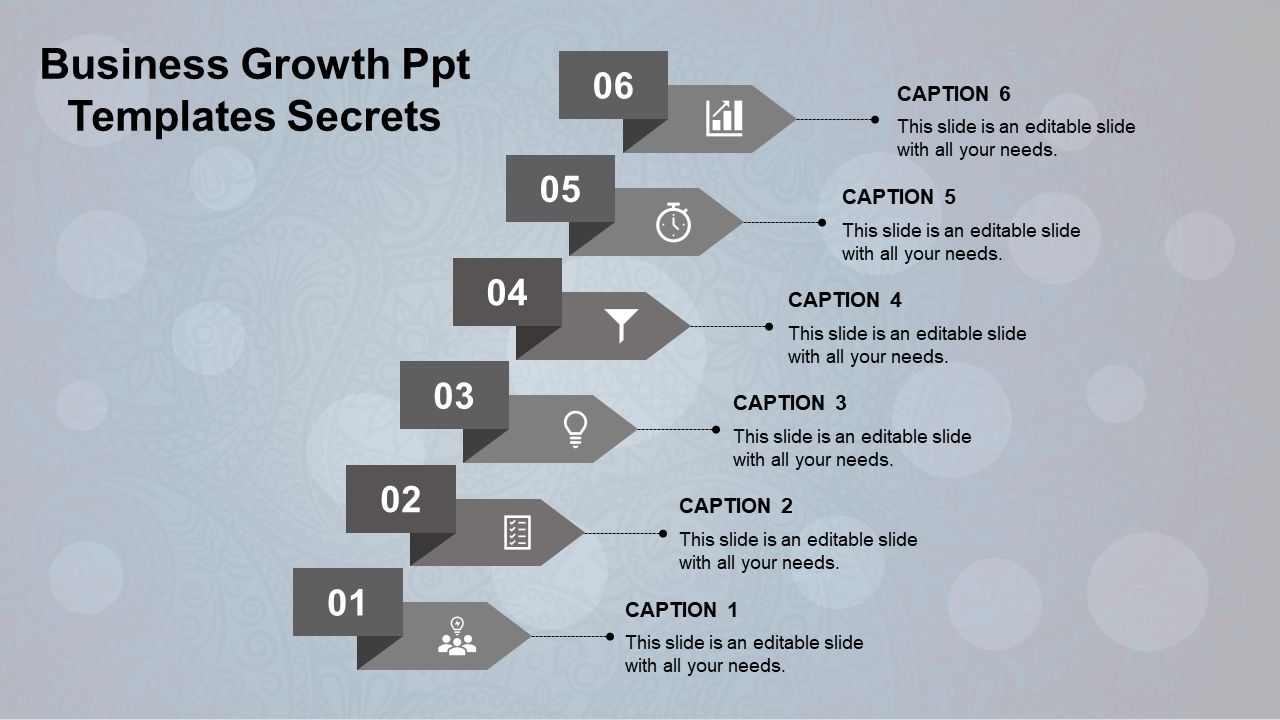 Simple Business Growth Presentation Template and Google Slides