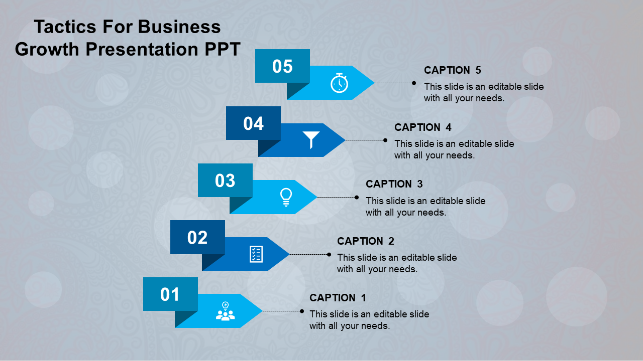 Business Growth PPT Templates for Achieving Success