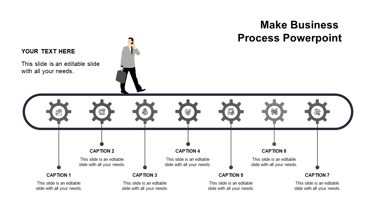 Enrich Your Business Process PowerPoint Template 