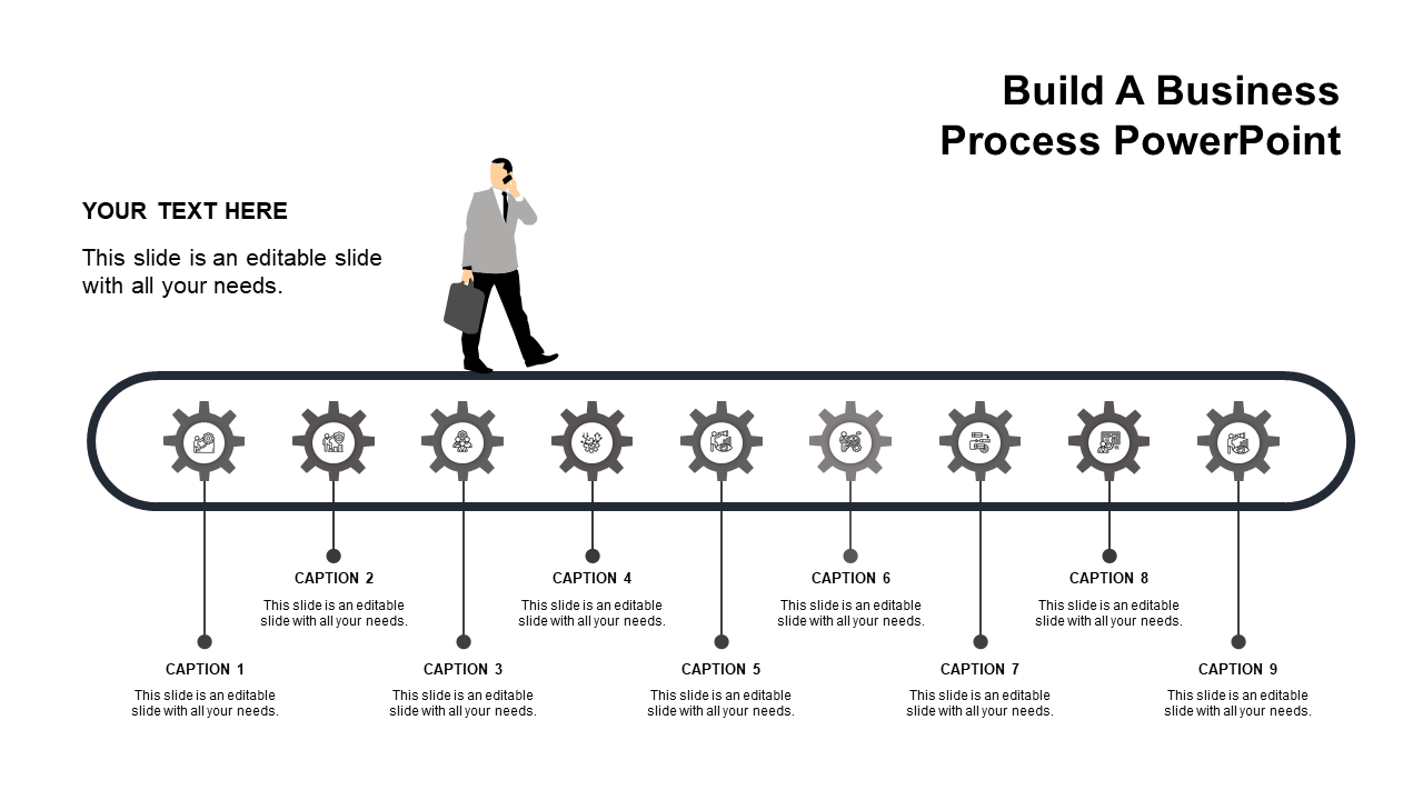 Advanced Business Process PowerPoint Template for Management