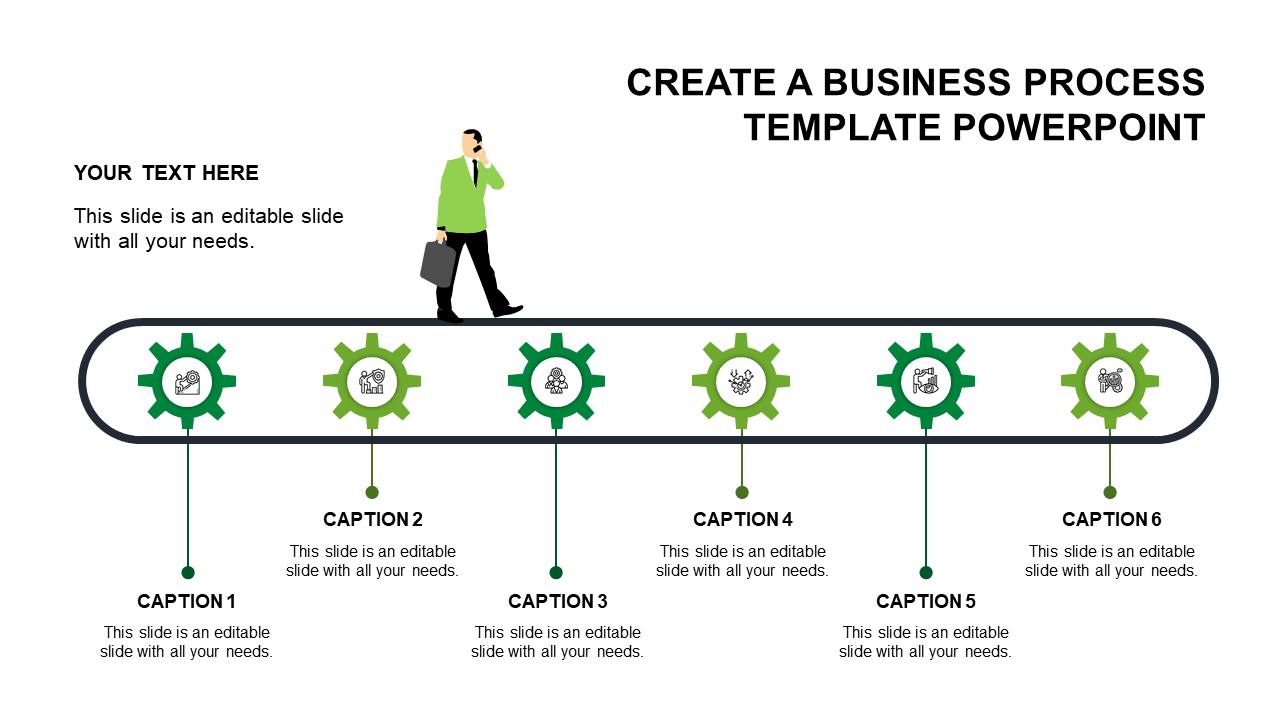 Business Process Template PowerPoint for Presentation