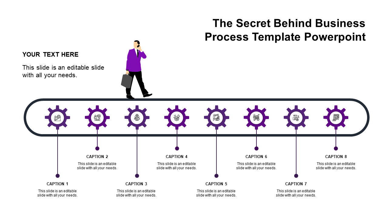 Business Process PowerPoint Template for Efficient Workflows