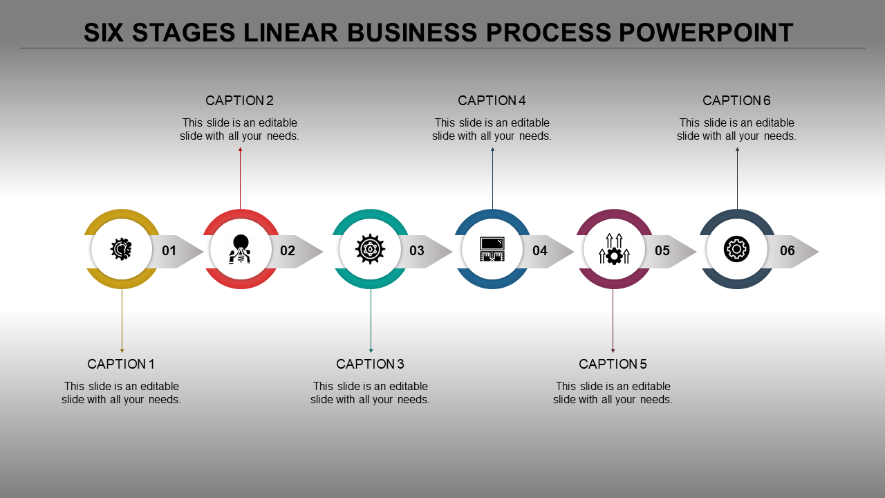 Timeline PowerPoint Template For Presentation-Ring Model