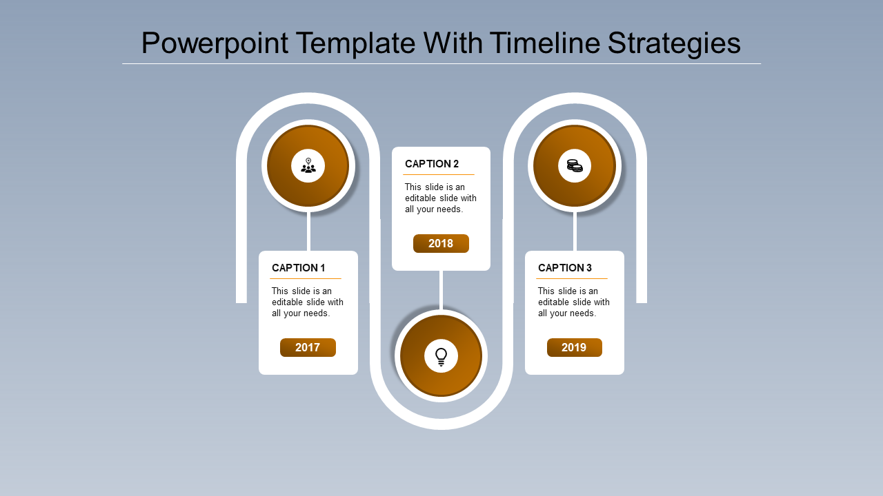 Flexible Timeline Template PPT for Project Development