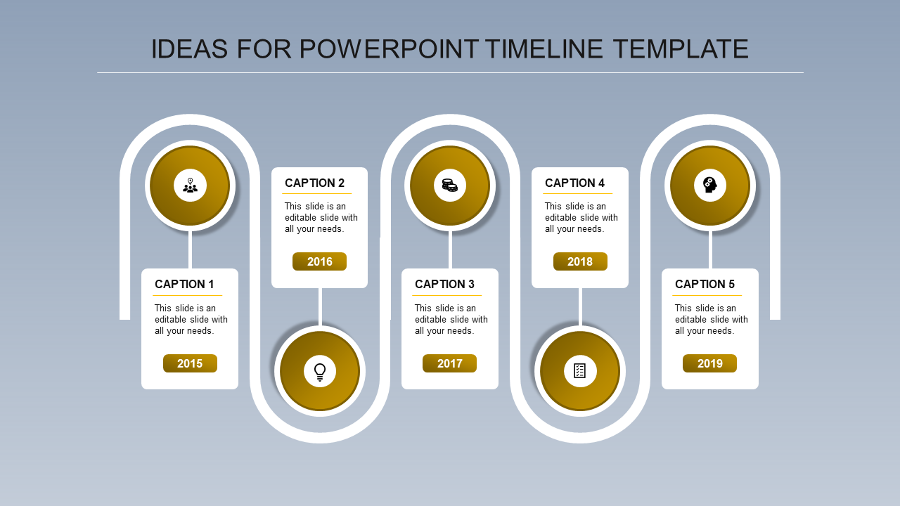 Process Flow Timeline PowerPoint Template and Google Slides Themes