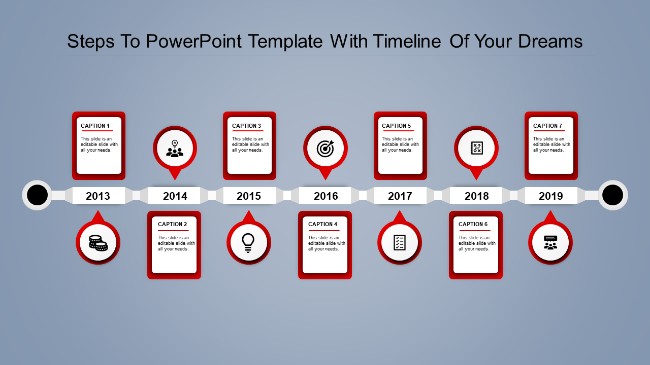 Impressive PowerPoint Timeline Template Presentation