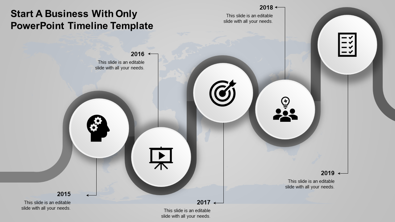 Timeline Template PPT Design and Google Slides Themes