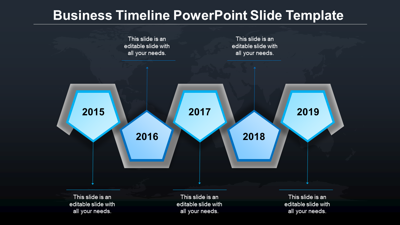 Timeline Presentation PowerPoint for Professional Use