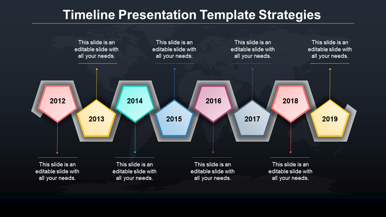 Innovative Timeline Presentation PowerPoint for Business Use