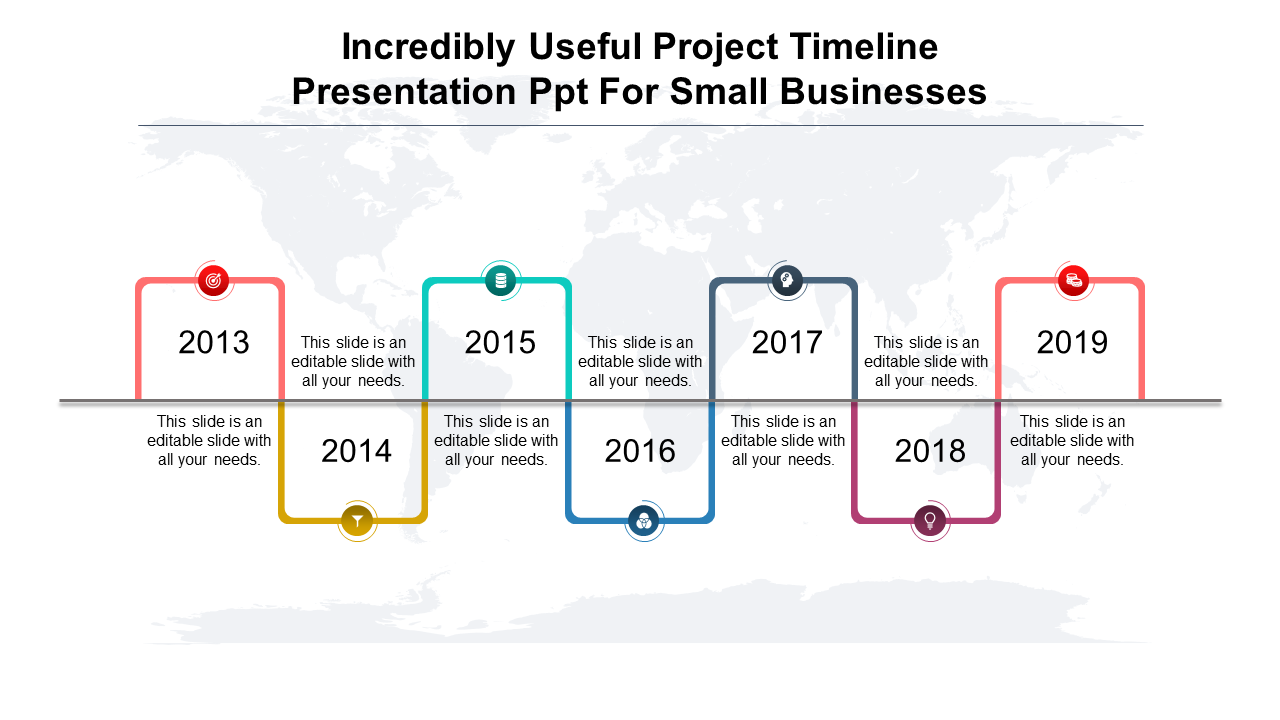 Innovative Project Timeline PPT and Google Slides Template 