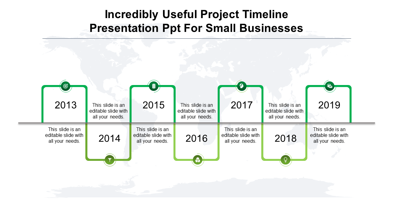 Detailed Project Timeline Template PowerPoint for Planning