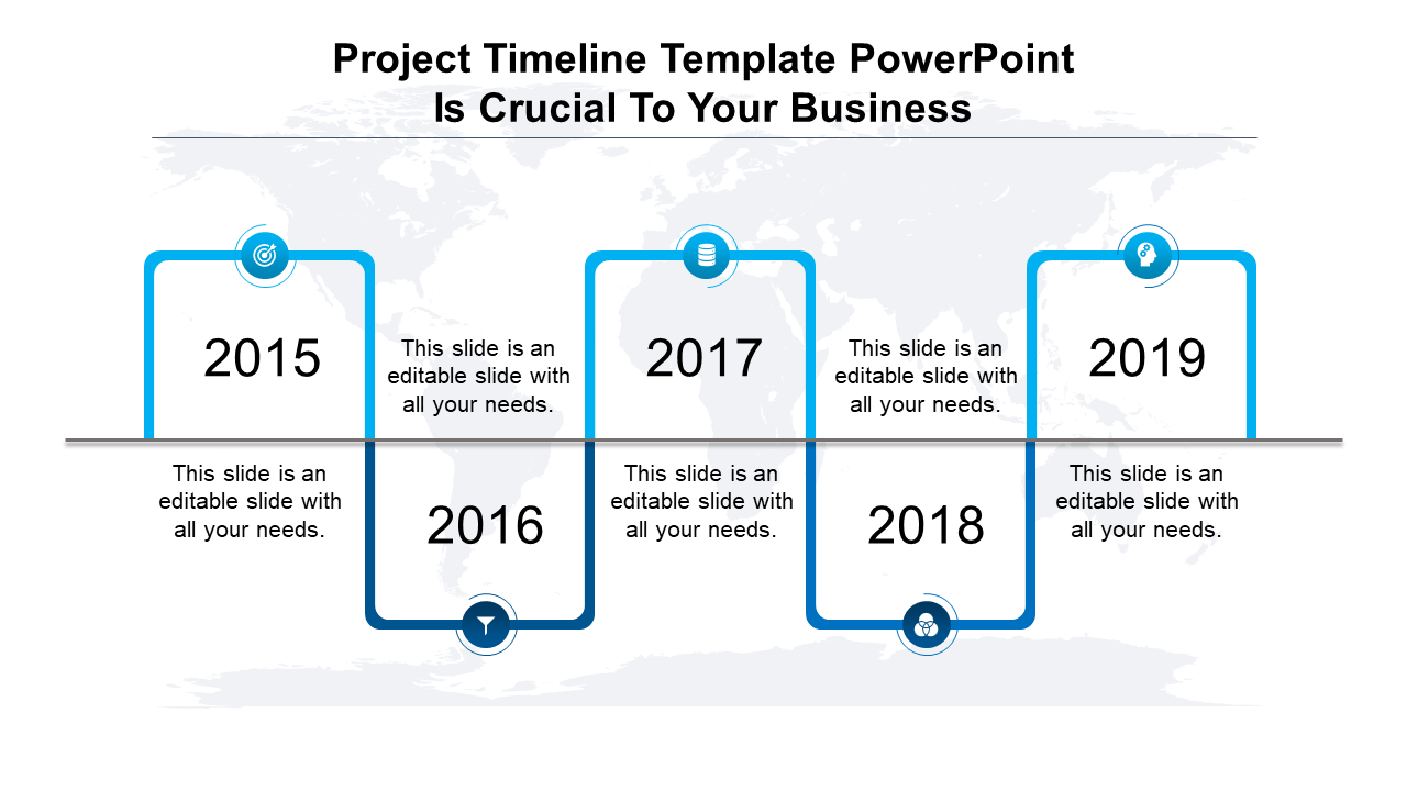 Project Timeline PPT Template for Detailed Scheduling