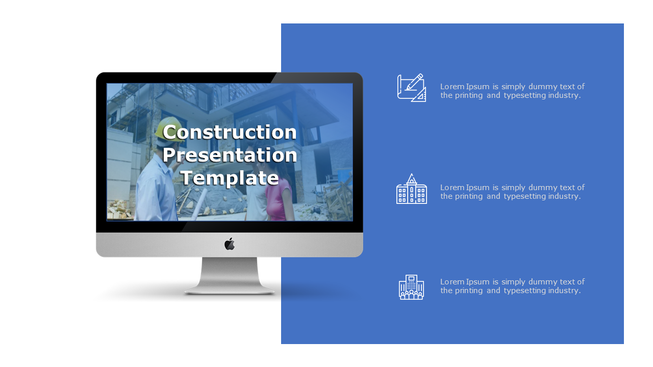 Construction PPT Presentation Template for Effective Layouts