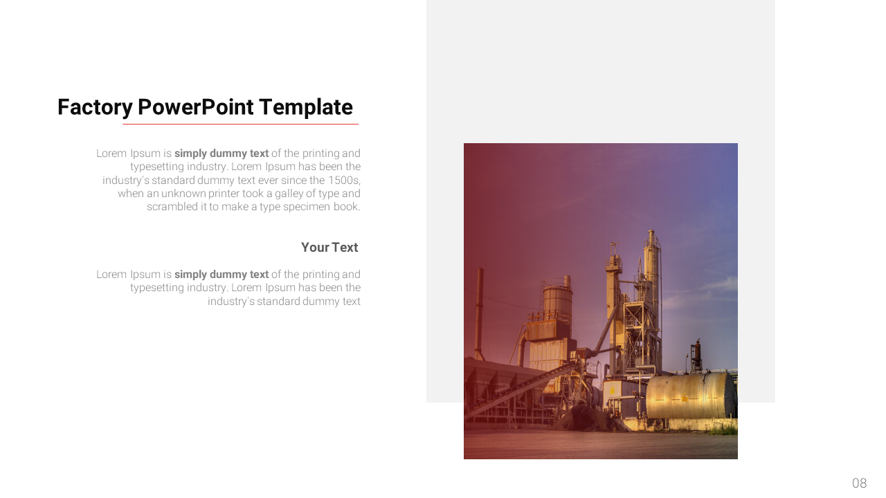 Incredible Factory PPT and Google Slides Themes Presentation