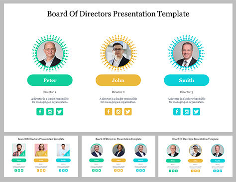 Get Board Of Directors PPT Presentation and Google Slides