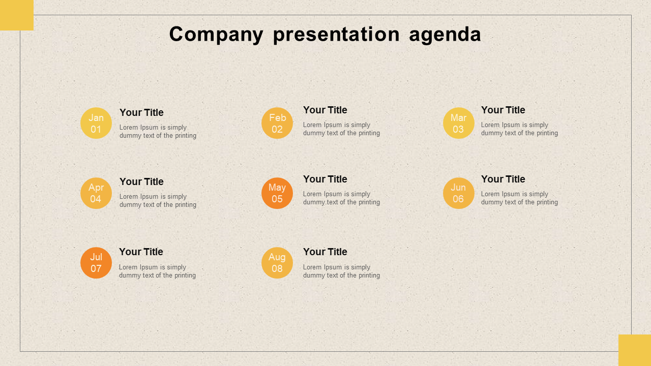 Download Unlimited Company Presentation Agenda