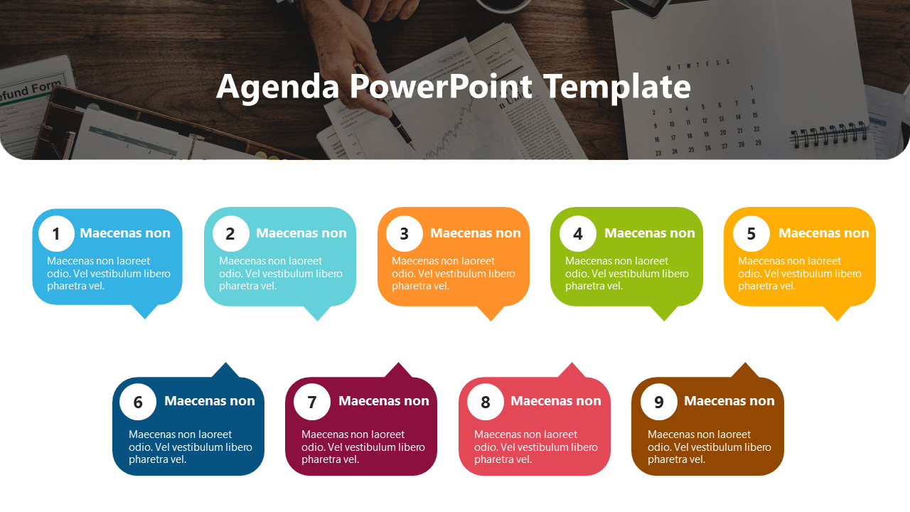 Impressive Event Agenda PPT And Google Slides Template