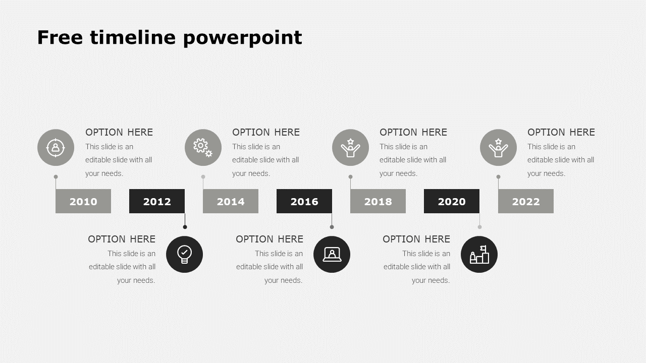 Get Free Timeline PowerPoint Templates Presentation