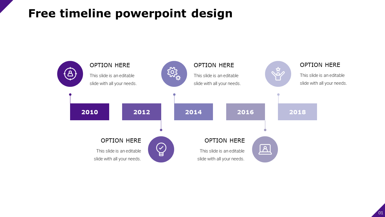 Free Timeline PowerPoint Design Slide Templates