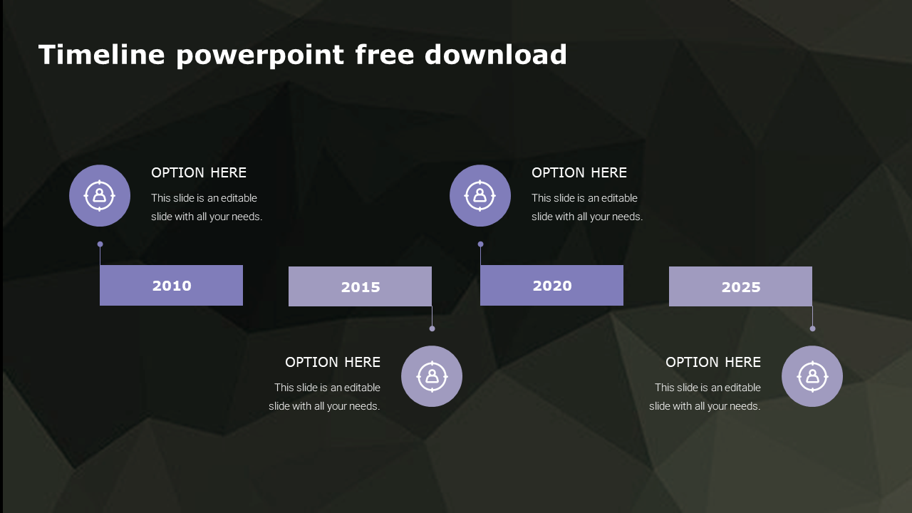 Get the Best Timeline PowerPoint Free Download Slides