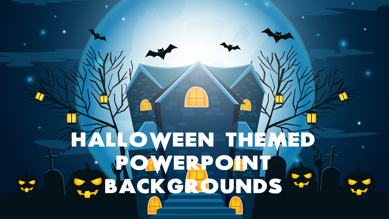 Best Halloween Themed PowerPoint Backgrounds Template