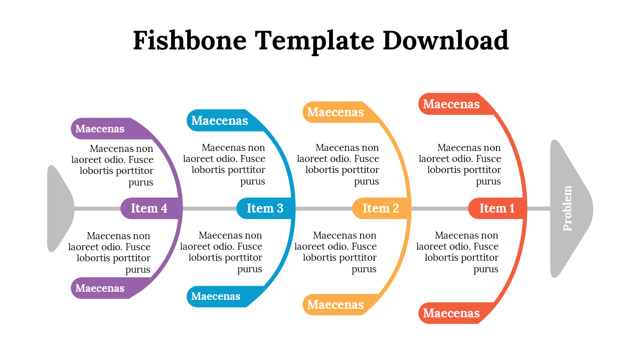 Use Fishbone PowerPoint And Google Slides Template Download