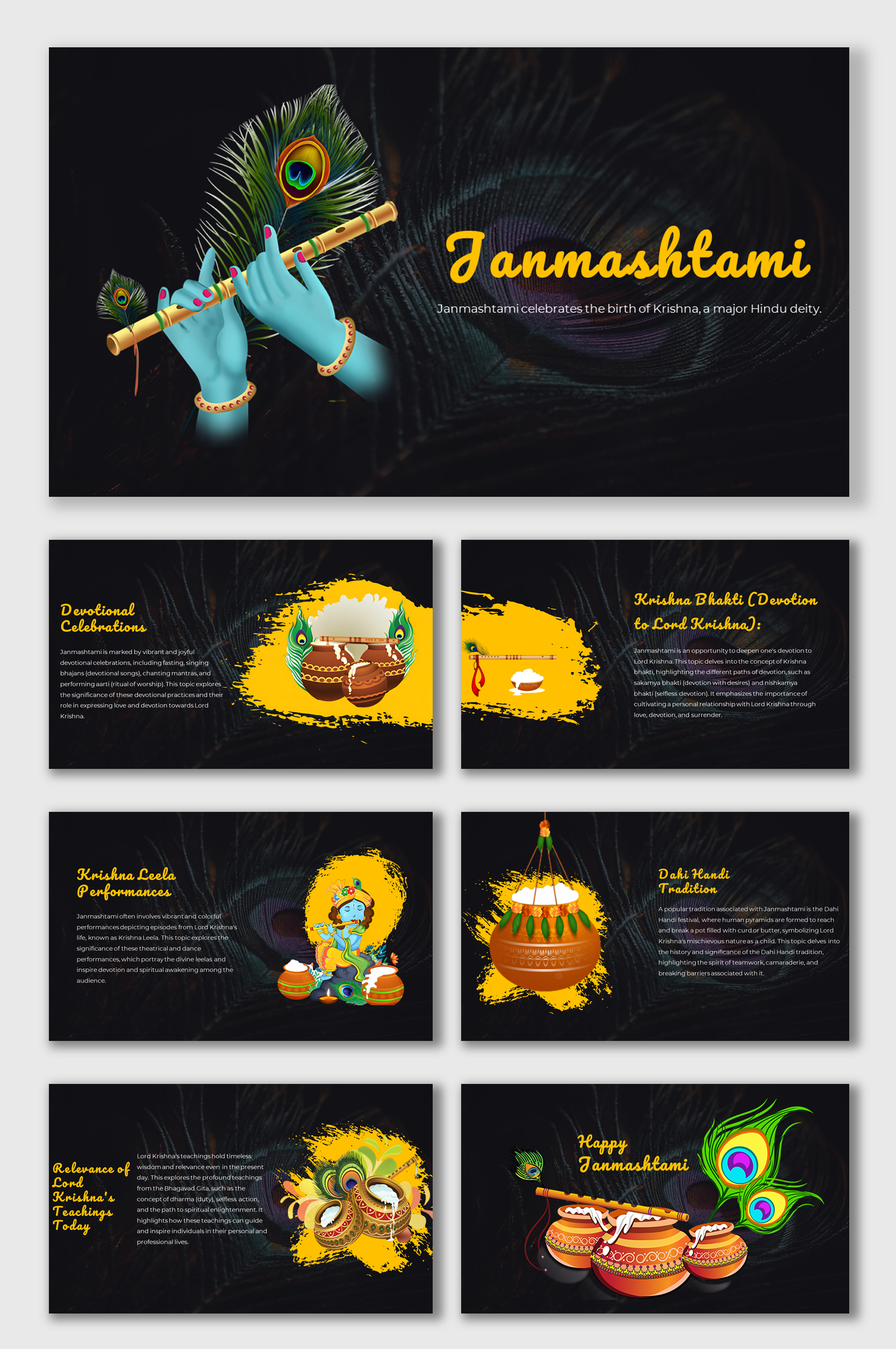 Janmashtami PPT Presentation And Google Slides Themes