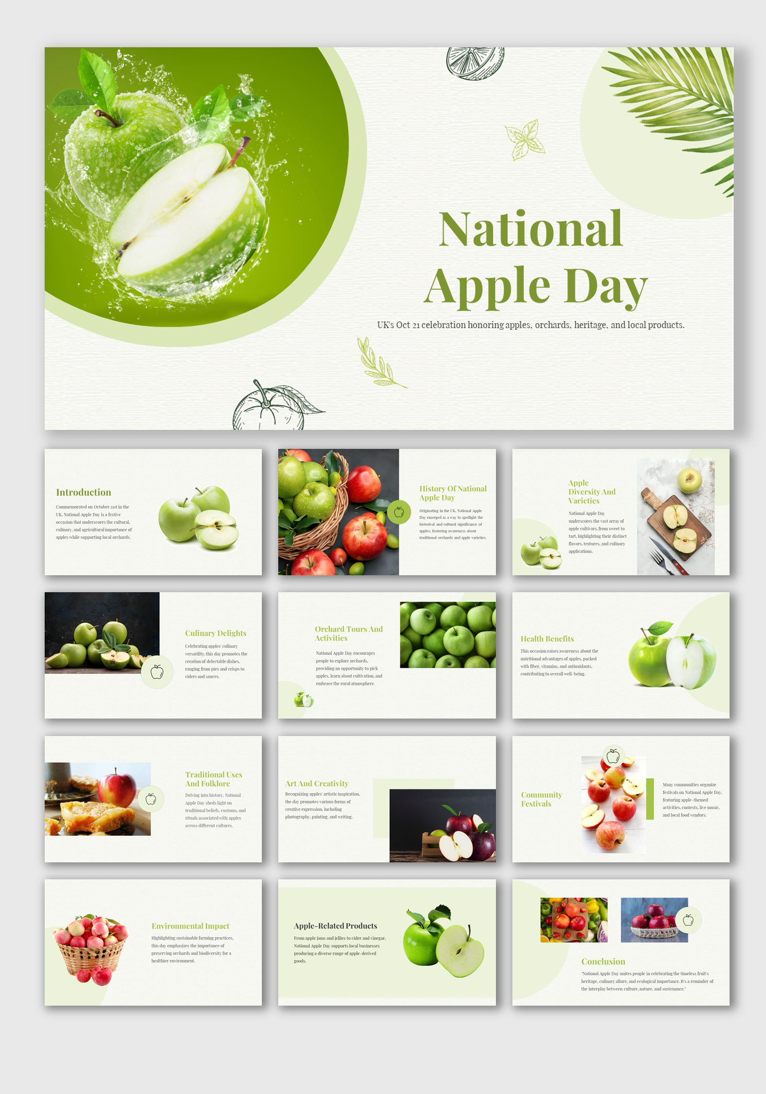 national opal apples day Template