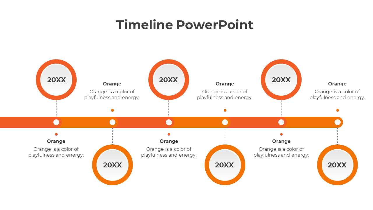 Coolest Editable Timeline PowerPoint And Google Slides