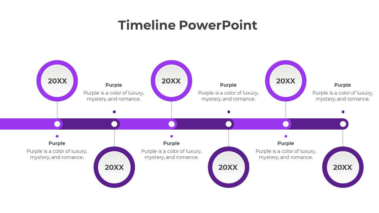 Magnificent Editable Timeline PowerPoint And Google Slides