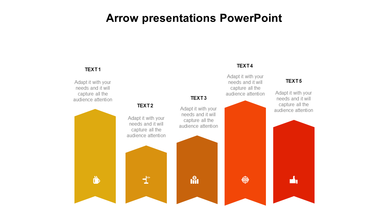 Get Chevron Arrow Presentations PowerPoint Slide Themes