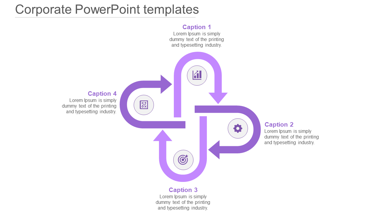 Corporate PowerPoint Templates Model