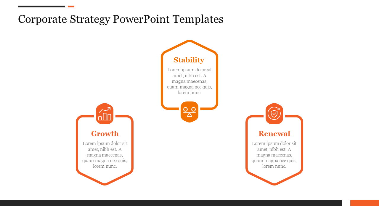 Advanced Corporate Strategy PowerPoint Template for Use