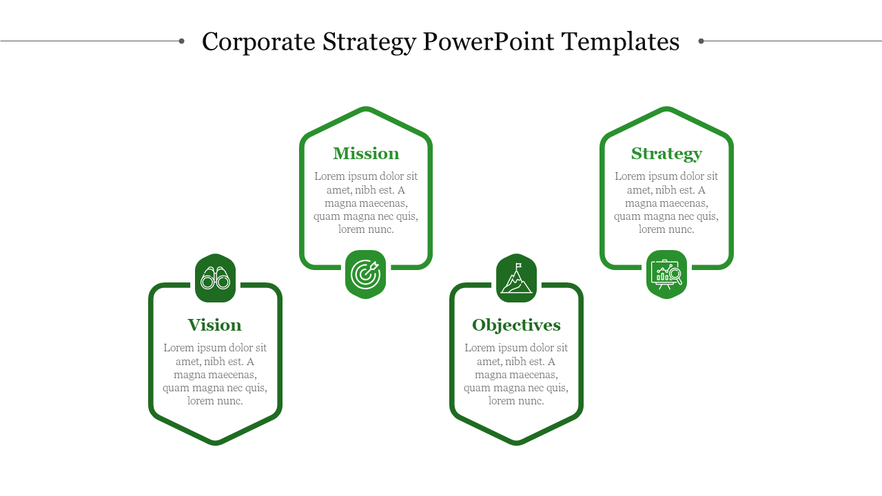 In-Depth Corporate Strategy PowerPoint Template for Business