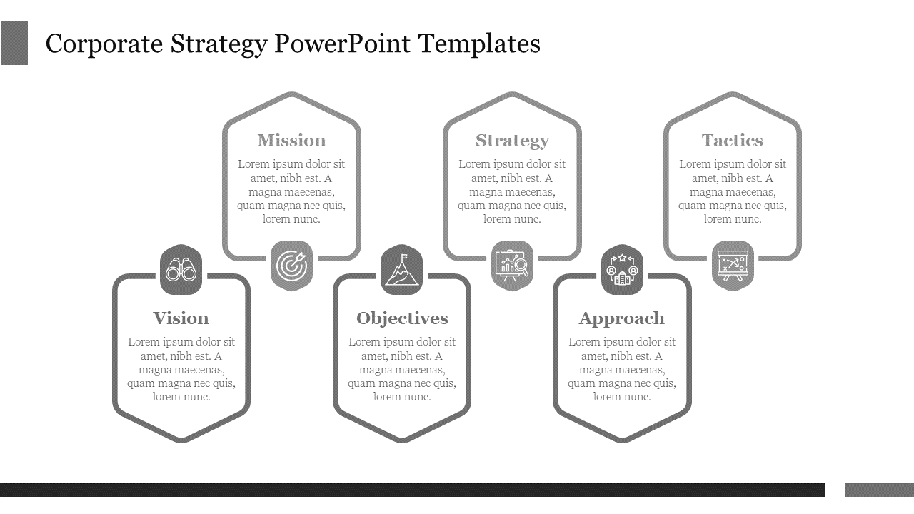 Detailed Corporate Strategy PowerPoint Template for Insights