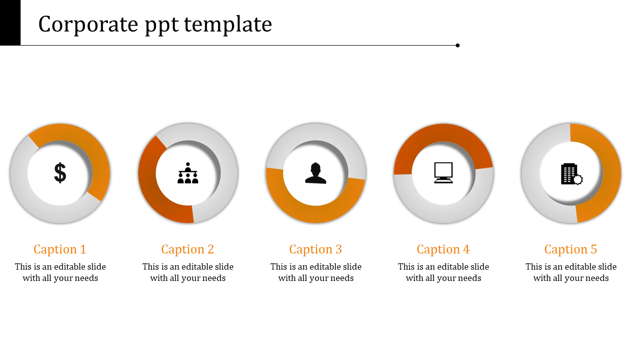 Editable Corporate PowerPoint Templates and Google Slides