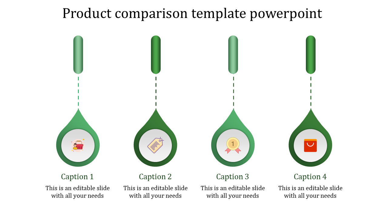 Best Product Presentation PowerPoint Slide For Comparison