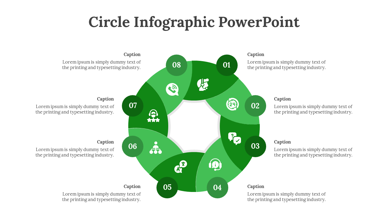 Circle Infographic PowerPoint Template for Engaging Data