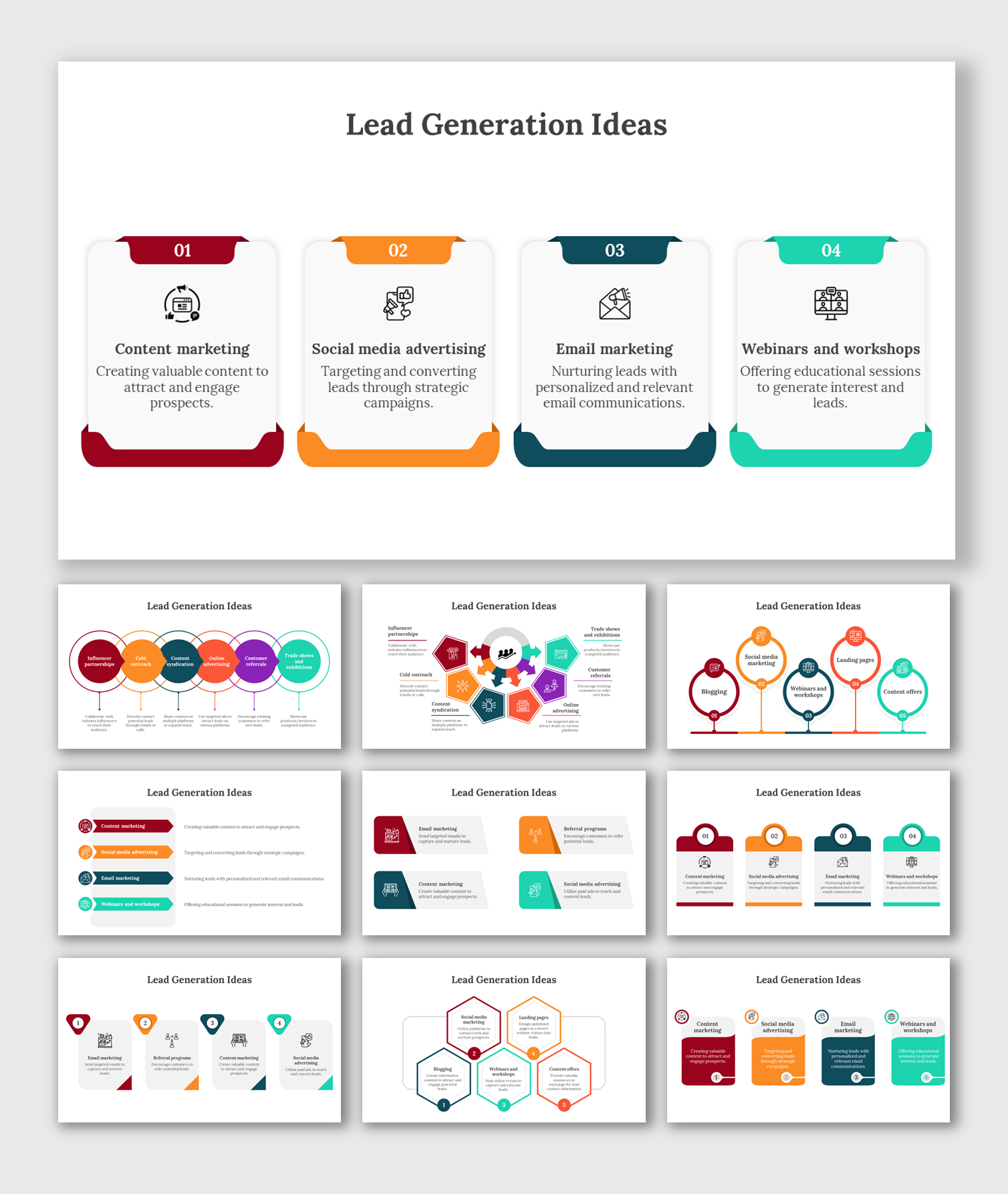 Lead Generation Ideas PPT Presentation And Google Slides