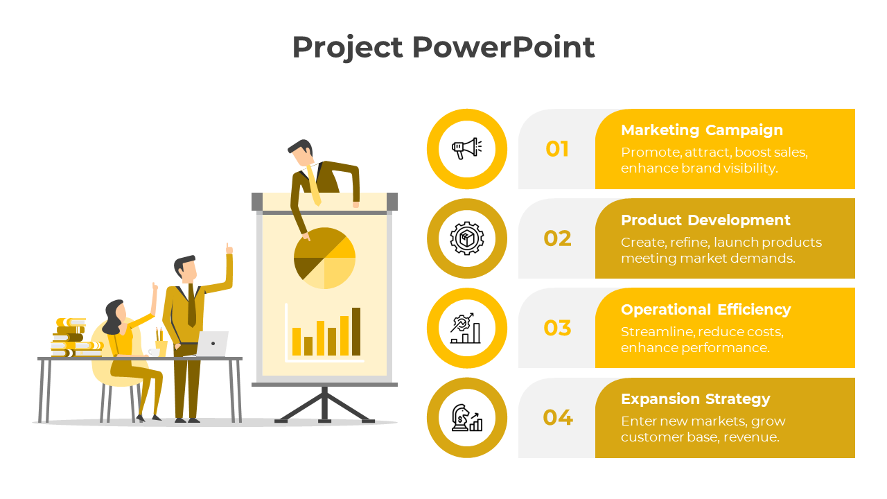Impressive Project PowerPoint And Google Slides Template