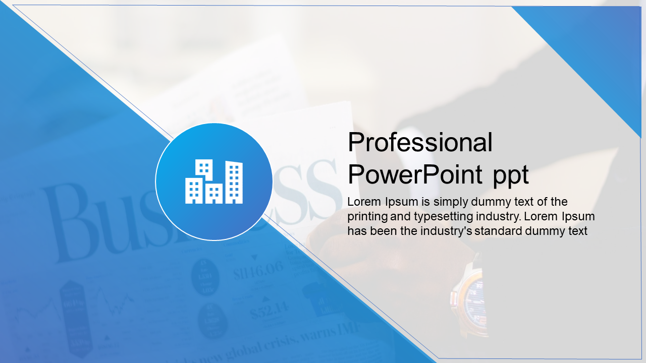 Professional PPT Presentation Slide Template