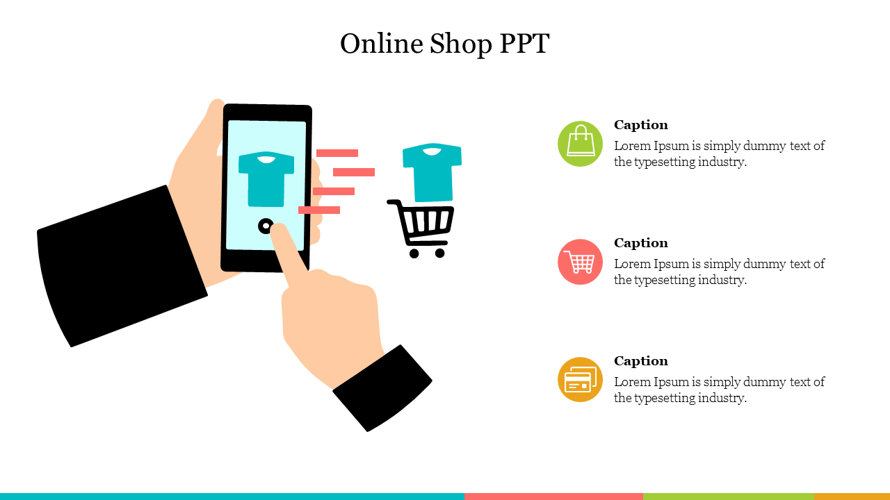 online shop PPT