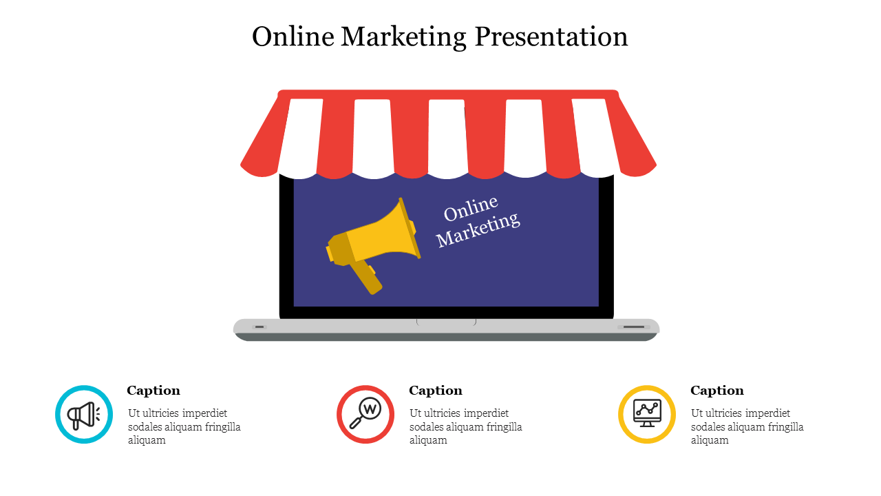 Be ready to use Online Marketing Presentation Themes