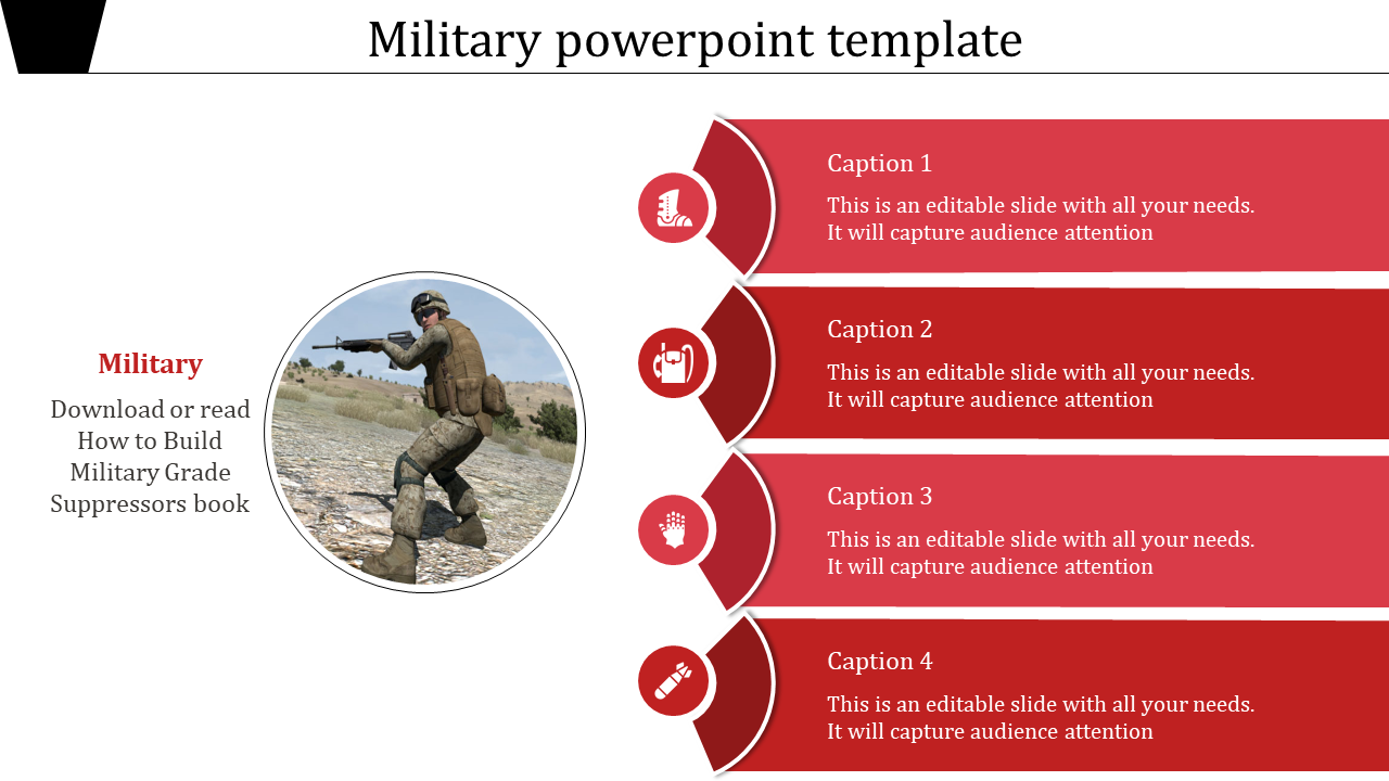 Get Military PowerPoint Template and Google Slides Themes