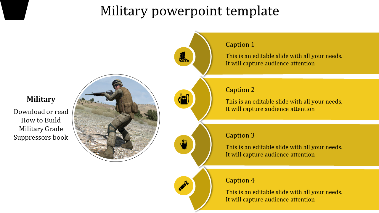 Military PowerPoint Template And Google Slides Designs